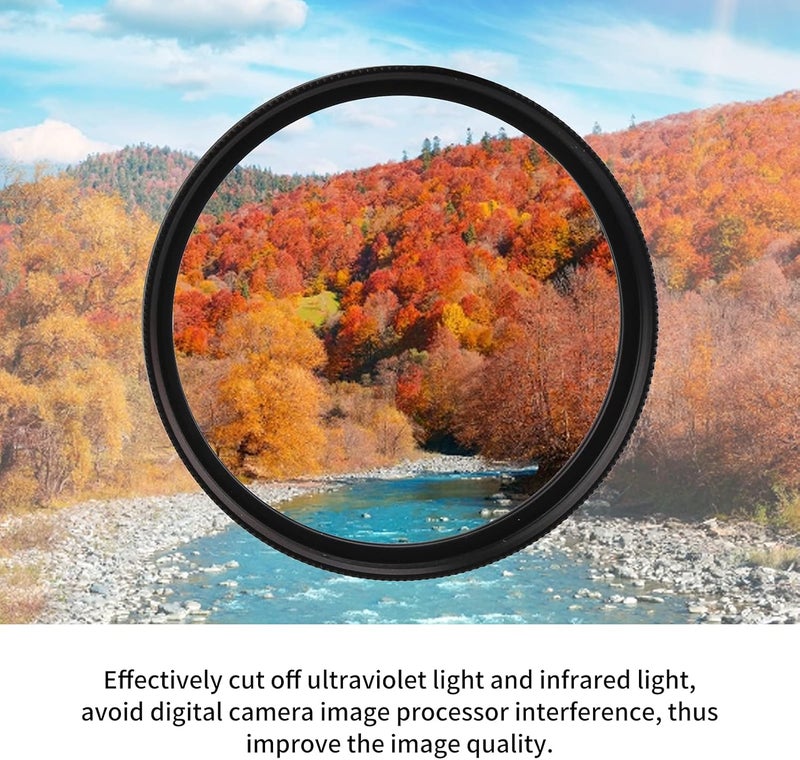 Fydun Camera Lens Filters,Optical Glass IR Cut Filter Infrared Pass Lens Filter,for DSLR Camera 67mm (67mm) - Image 2
